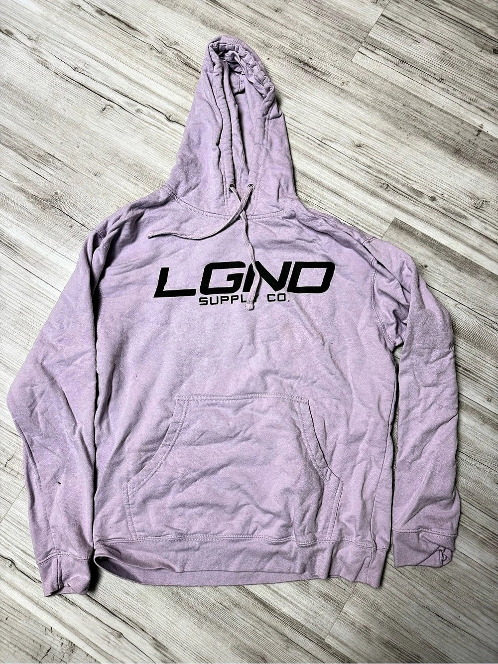 LNGD Supply Co. Graphic Pullover Hoodie in Purple